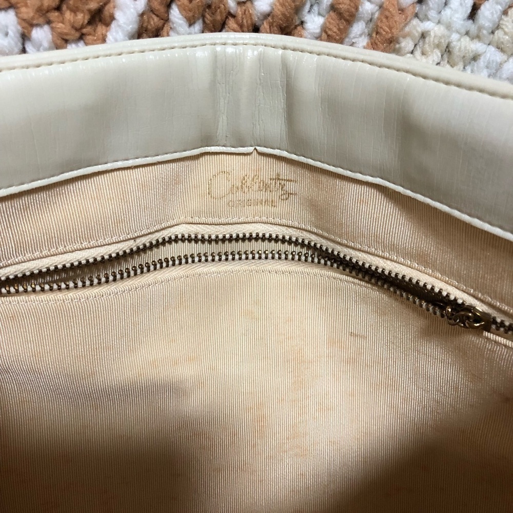 Vintage Coblentz Original Cream Leather Shoulder Bag - Picture 10 of 10
